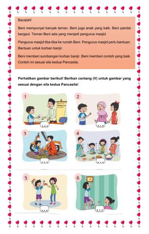 LK PPKn Kelas 2A Tema 5