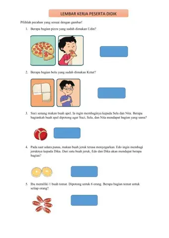 Mengenal pecahan sederhana