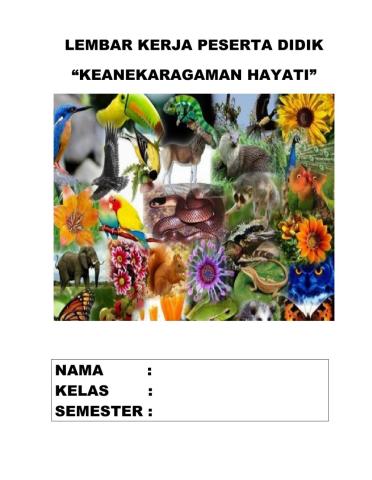 LKPD Keanekaragaman