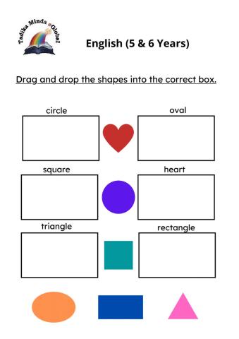 5 & 6 Years: English (Shapes 1)