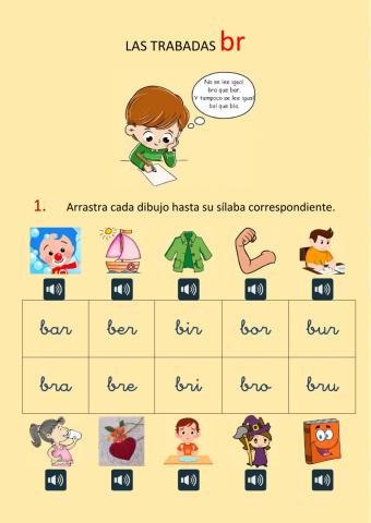 Grupos consonánticos BR