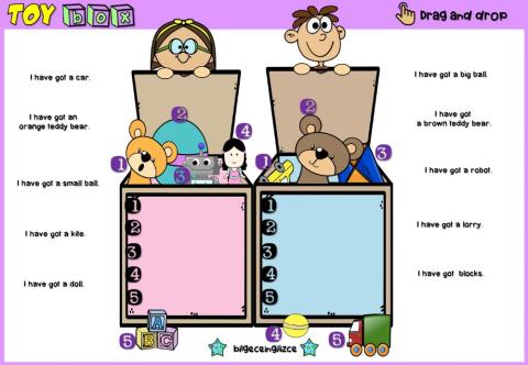 Toy Box (Drag and drop)