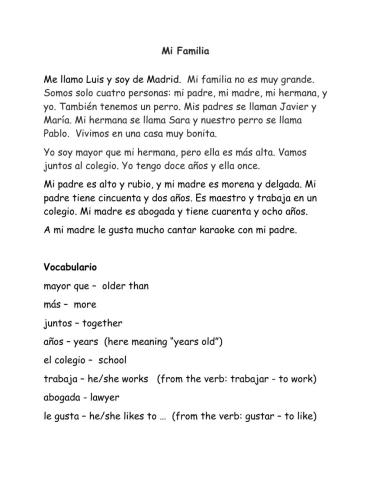 Mi familia