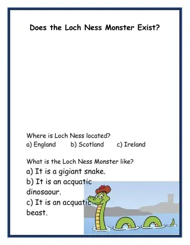 The Loch Ness Monster