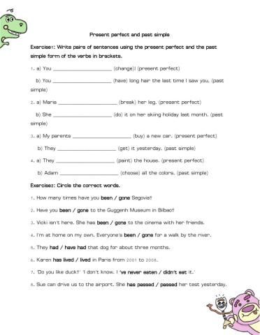 Present Perfect and Past Simple