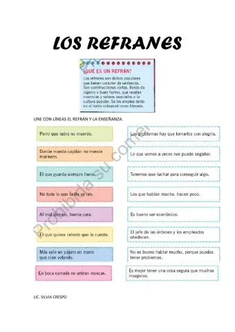 Los refranes