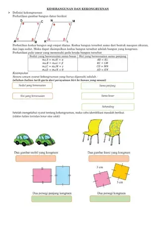 LKPD Kekongruenan dan Kesebangunan