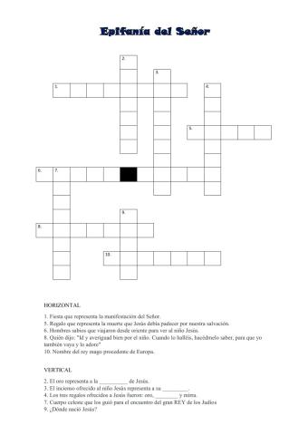 Epifanía del Señor