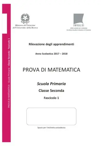 Invalsi matematica 2 2017-2018