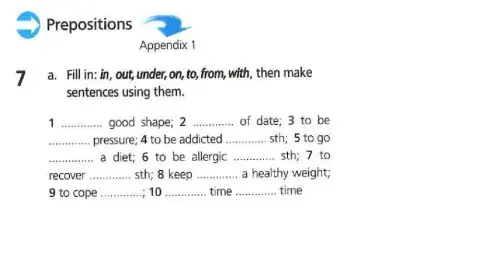 Prepositions-10 (diet)