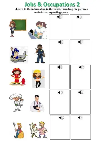 Jobs and occupations 2