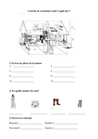 Contrôle de vocabulaire appli ado 3