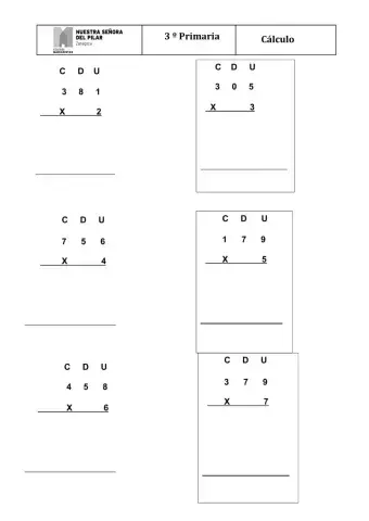 Multiplicaciones Singapur