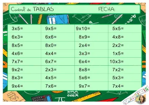 Control TABLAS