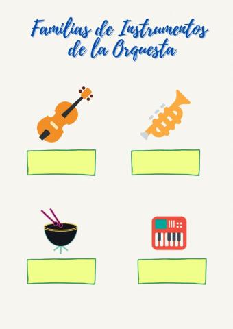 Familias de Instrumentos