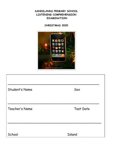 Listening Comprehension Exam 2020