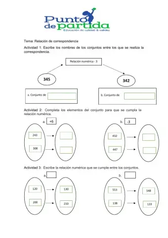 Relación de correspondencia