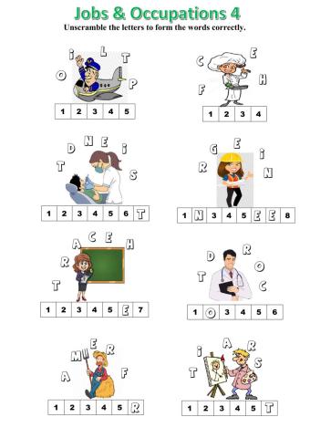 Jobs and occupations 4