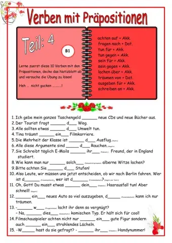 Rektion der Verben 4