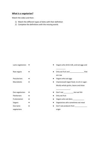 What is a vegetarian?