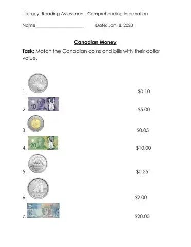 Canadian Money Match-up
