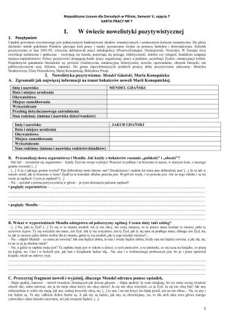 Liceum dla dorosłych V zajęcia 7