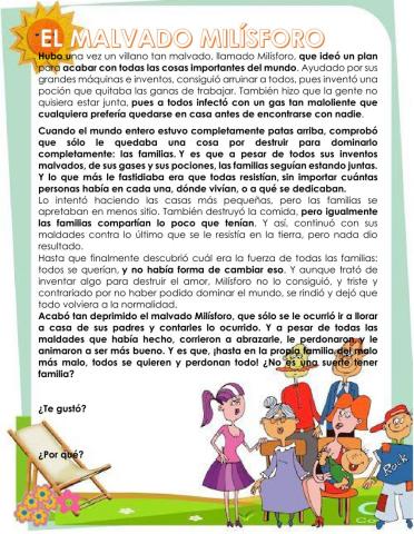 Respeto, valoro y cuido a mi familia.