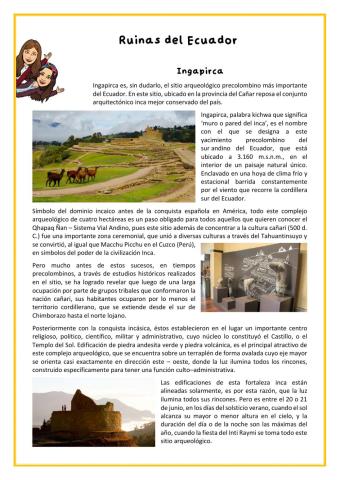 Ruinas del Ecuador