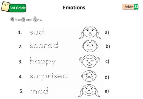 Emotions 3rd Grade