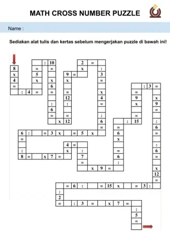 Crossword Math Lv 3