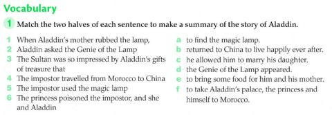 Lesson 7 The story of Aladdin: Review