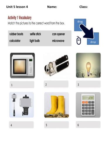 Unit 5 lesson 4 grade 6