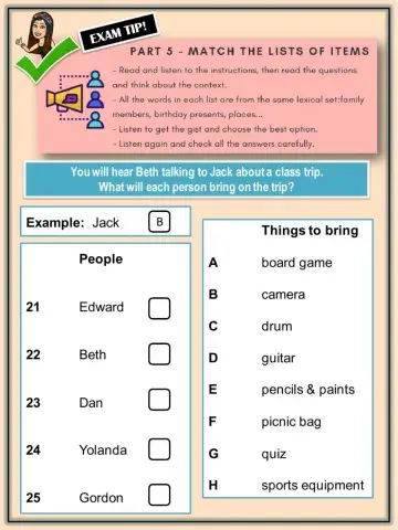 Ket Listening Part 5 (I)