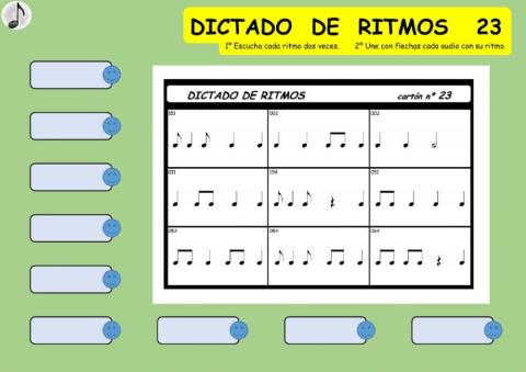 DICTADO DE RITMOS 23