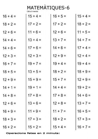 Cálculo mental