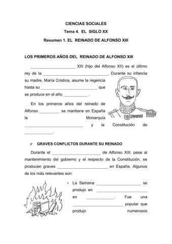 El reinado de Alfonso XIII