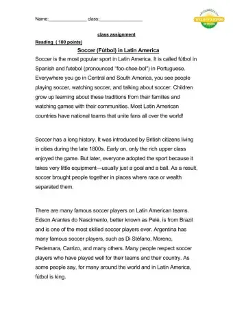 7th graders (unit 2) no writing