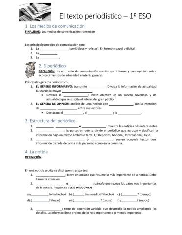 El texto periodístico
