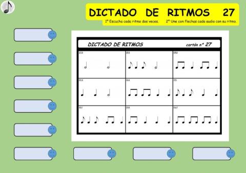 DICTADO DE RITMOS 27