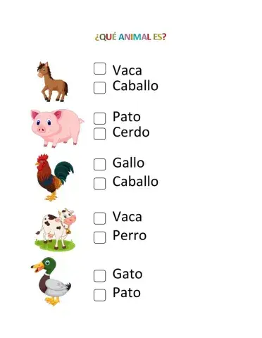 Animales de la granja