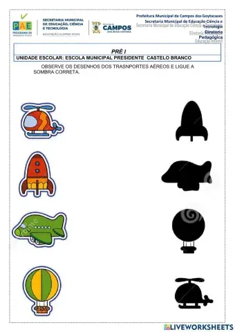 Meios de transportes aéreos