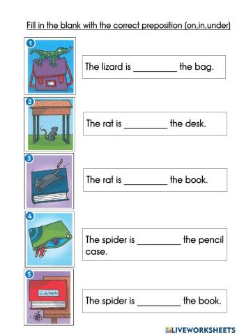 English year 1 unit 3