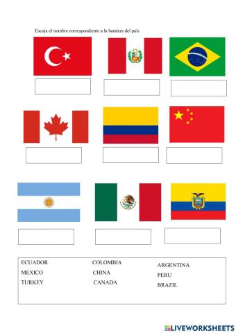 banderas en ingles clarisse Almeida 