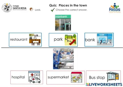Places in Town and giving directions
