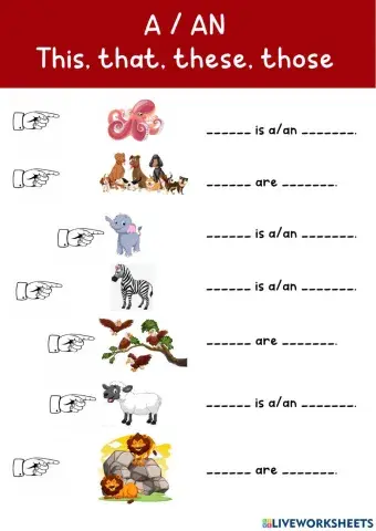 A-An - This-that-these-those