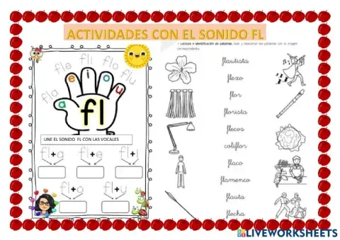 Los sonidos fla fle fli flo flu