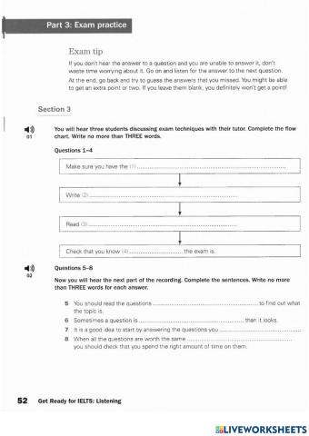 IELTS Listening - Exam practice