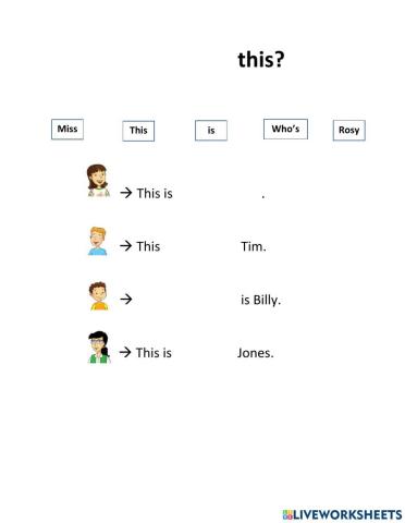 Family and friends 1 unit starters