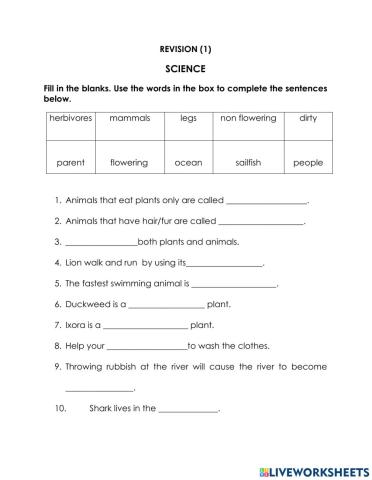 Revision 1 (Science)
