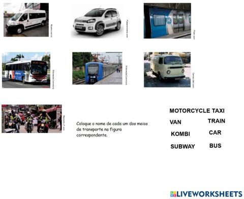 Means of transportation